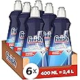 Finish Glanz- und Klarspüler – Für strahlendes und trockeneres Geschirr ohne Wasserflecken – Megapack mit 6 x 400 ml