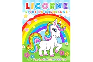 Licorne livre de coloriage Pour les Enfants: Licornes à colorier heureux et drôles. - Dès 4 ans