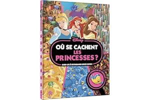 DISNEY PRINCESSES - Où se cachent les princesses ? - Cherche et trouve: Aide-les à retrouver leurs amis !