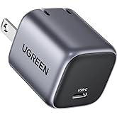 UGREEN Nexode Mini 20W PD 充電器 USB-C 急速充電器 【GaNFastⅡ(窒化ガリウム) 採用 超小型 折畳式プラグ PD3.0/PPS/QC4+規格対応/PSE技術基準適合】 タイプc 充電器 iPhone16-8シリ