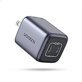 UGREEN Nexode Mini 45W 充電器 USB-C 2ポート PD&PPS高速充電対応 GaNFastII(窒化ガリウム)採用 超小型 折畳式プラグ PD/PPS/QC4+/SCP規格対応/PSE技術基準適合 タイプc 充電器 iPho