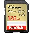 【 サンディスク 正規品 】 SDカード 128GB SDXC Class10 UHS-I U3 V30 SanDisk Extreme SDSDXVA-128G-GHJIN 簡易デザインパッケージ メーカー無期限保証