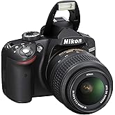 Nikon デジタル一眼レフカメラ D3200 レンズキット AF-S DX NIKKOR 18-55mm f/3.5-5.6G VR付属 ブラック D3200LKBK