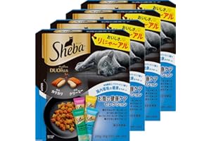 シーバ (Sheba) デュオプラス キャットフード お腹の健康ケアセレクション 成猫用 200g×4個(まとめ買い)