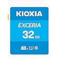 KIOXIA(キオクシア) 旧東芝メモリ SDカード 32GB SDHC UHS-I Class10 読出速度100MB/s 日本製 国内正規品 メーカー保証5年 KLNEA032G