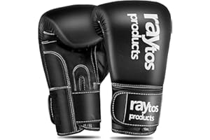 Raytosボクシンググローブ 6オンス 8オンス 10オンス 12オンス 14オンス 通気性 キックボクシング トレーニンググローブ boxing gloves 総合 格闘技グローブ サンドバッグ 空手 ミット ストレス発散 運動不足 子供 男女兼