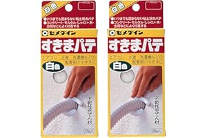 セメダイン(Cemedine) すきまパテ 不乾性充てん材 白 200g 排水溝 配管 パイプ HC-146 2個セット