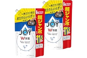 【まとめ買い】 [大容量] ジョイ W除菌 食器用洗剤 詰め替え 超特大ジャンボ 1,490mL × 2個