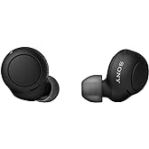 Sony Fones de ouvido intra-auriculares WF-C500 Truly Wireless Bluetooth com microfone e resistência à água IPX4, preto