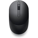 Mouse sem fio e Bluetooth Dell MS3320W Preto