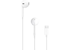 Apple Auriculares EarPods con enchufe USB-C, auriculares con cable con control remoto integrado para controlar la música, lla