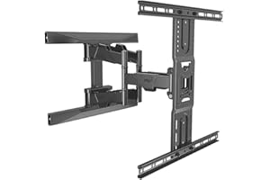 ELG A02V6N - Suporte Articulado de Parede Para TVs Planas e Curvas de 32'' a 75'' com Peso Máximo de 46 Kg