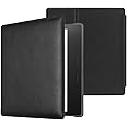 CaseBot Leather Case for Kindle Oasis (10th and 9th Gen, 2019 and 2017 Release) - Slim Fit Protective Cover, Black