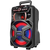 Amvox Caixa de Som Amplificada ACA 221 Gigante II - 220W RMS, Bluetooth, Rádio FM, USB, Preto