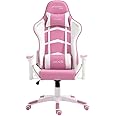 Cadeira Gamer MX5 Giratória Rosa/Branco