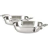 All-Clad Specialty Stainless Steel Gratins 6 Inch Pots and Pans, Cookware Silver