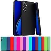 Capa Capinha Case Compatível Samsung Galaxy A15 Silicone Aveludada Com Proteção De Câmera (PRETO)