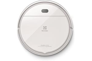 Aspirador de po robo Electrolux 2h20min bateria longa duração automatico varre aspira passa pano ERB11 bivolt branco sensor a