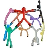 MagMen Magnetic Travel Toys: Stretchy, Fun, and Educational Fidget Toys for Kids and Adults Ages 3 and up 10 Opaque