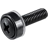 Gator Rackworks Standard Size Rack Screws; 25 Pack (GRW-SCRW025) , Black