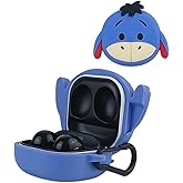 capinha Capa Protetora de silicone case fofa bisonho compatível com Samsung Galaxy Buds 2, Buds Live,Buds Pro, Buds FE