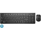 Kit Teclado e Mouse Sem Fio Conforto Multimídia Conexão Usb 1200dpi Teclas Chocolate Preto Multi - TC212