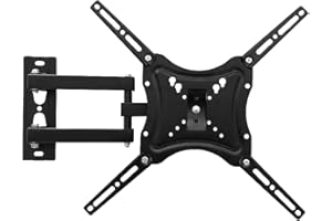 Suporte Articulado de Parede para TV, Ajuste Livre, Adequado para TVs de 14 a 55 Polegadas, Suporta um Peso Máximo de 30 Quil