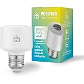 Smart Bocal Wi-Fi Positivo Casa Inteligente, Soquete E27, 100W, Branco, Bivolt - Compatível com Alexa