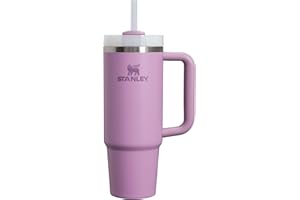 Stanley Quencher H2.0 FlowState - Vaso aislado al vacío de acero inoxidable con tapa y popote para agua, té helado o café, li