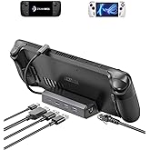 JSAUX Docking Station for Steam Deck/ROG Ally/Legion Go/MSI Claw, 5-in-1 Steam Deck Dock with HDMI 4K@60Hz, 100Mbps Ethernet,