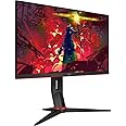 AOC, 24G2/BK, Monitor Gamer Hero 24" 144Hz IPS 1ms AMD FreeSync 24G2, COR PRETA/VERMELHA