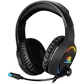 Headset Gamer RGB Holt Preto FORTREK