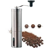 Moedor de Café Grãos Manual Inox Portátil Cerâmica