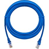 Cabo de Rede Patch Cord Cat6 Azul 5 Metros