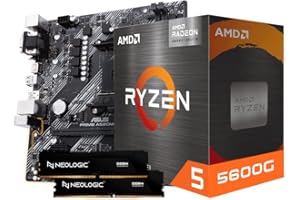 KIT UPGRADE AMD RYZEN 5 5600G, PLACA MÃE A520M-E PRIME ASUS, 16GB DDR4, NEOLOGIC - NLI84110