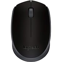 Mouse sem fio Logitech M170 com Design Ambidestro Compacto, Conexão USB e Pilha Inclusa - Preto