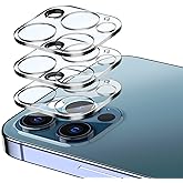 EGV [3 Pack Camera Lens Protector Compatible for iPhone 12 Pro Max 6.7-inch Tempered Glass [Easy Installation] [HD Clear] [Ca