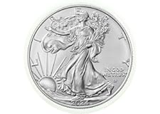 2024 American Silver Eagle .999 Fine Silver in Direct Fit Air Tite with our Certificate of Authenticity Dollar Uncirculated U