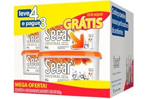 Desumidificador Secar Leve 4 Pague 3 6x4x80g