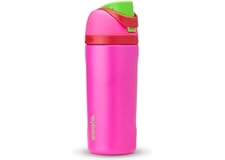 Owala Kids FreeSip Insulated Stainless Steel Water Bottle with Straw, BPA-Free Sports Water Bottle, Great for Travel, 16 oz, 