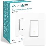 Kasa Smart Light Switch HS200, Single Pole, Needs Neutral Wire, 2.4GHz Wi-Fi Light Switch Works with Alexa and Google Home, U