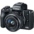 Câmera Digital Canon EOS M50 Mirrorless com Lente 15-45mm (Preto)