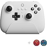 8Bitdo Ultimate Bluetooth Controller with Charging Dock, 2.4g Wireless Pro Gamepad with Back Buttons, Hall Joystick, Motion C