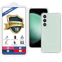 Kit Capa Capinha Para Galaxy S23 Fe Case Air Anti Impacto Transparente + Película De Vidro Temperado (Case + Proteção 3d)