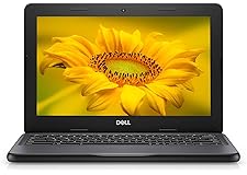 Dell Chromebook con pantalla táctil HD de 11 pulgadas, procesador Intel Celeron N de hasta 2.47 GHz, 4 GB de RAM, SSD de 32 G