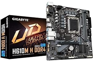 Placa Mãe Gigabyte H610M H DDR4, Chipset H610, Intel LGA 1700, mATX, DDR4