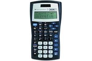 Texas Instruments TI-30XIIS Scientific Calculator, Black with Blue Accents