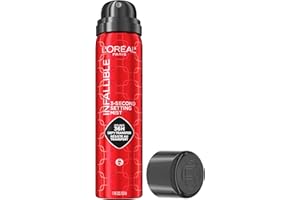 L'Oreal Paris Infallible 3-Second Setting Spray Mist, Microfine Mist for up to 36HR Wear, Clear, 1.76 Fl Oz