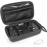 SnawikiBag Carry case Compatible with BACKBONE One Mobile Gaming Controlle,Keychain and Net Pocket,Box Only (Black)…