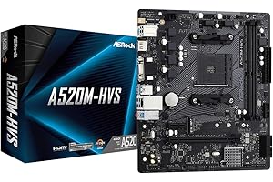 Placa Mãe AsRock A520M-HVS (AM4/DDR4/HDMI/VGA/M.2/USB3.2)